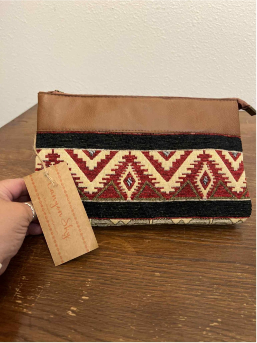 Canyon Sky Southwest Aztec Purse Handbag NWT Tribal Tapestry Crossbody Bag